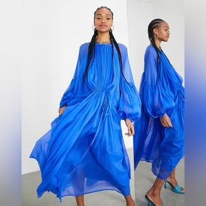 ASOS Bright Blue Maxi Dress